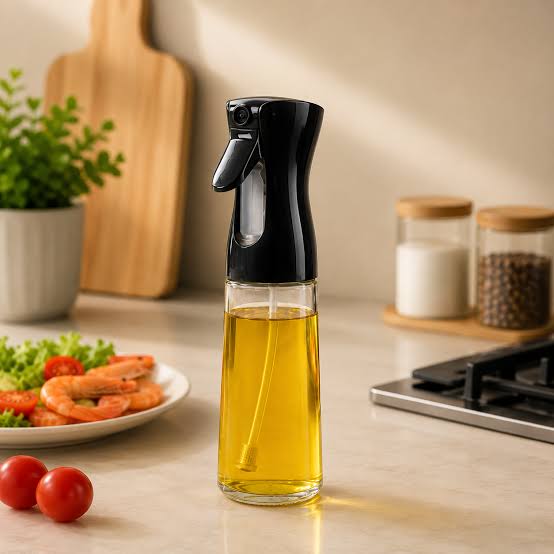 Oil Sprayer – Easy Refill BBQ Cooking Spray Bottle & Kitchen Dispenser