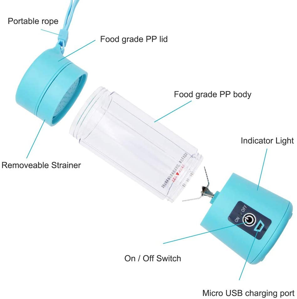 Portable smoothie blender rechargeable