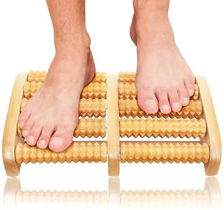 Wooden Roller Massager | Durable Natural Wood Design For Relaxation