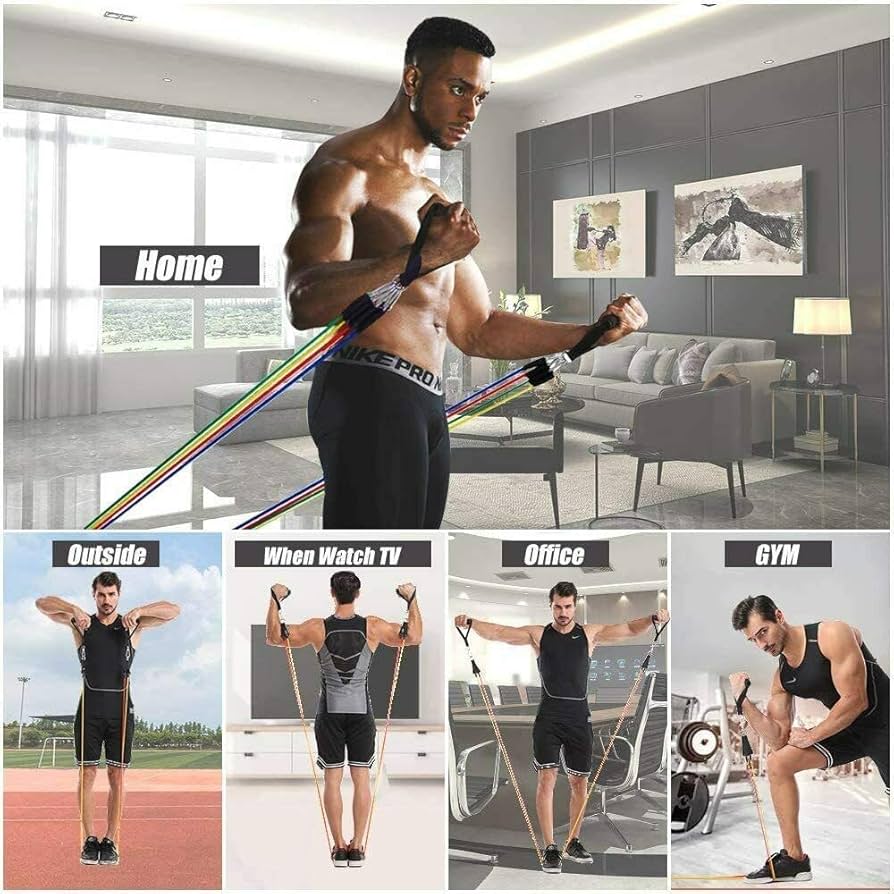 Power Resistance Band for Home Work out & Gym Training