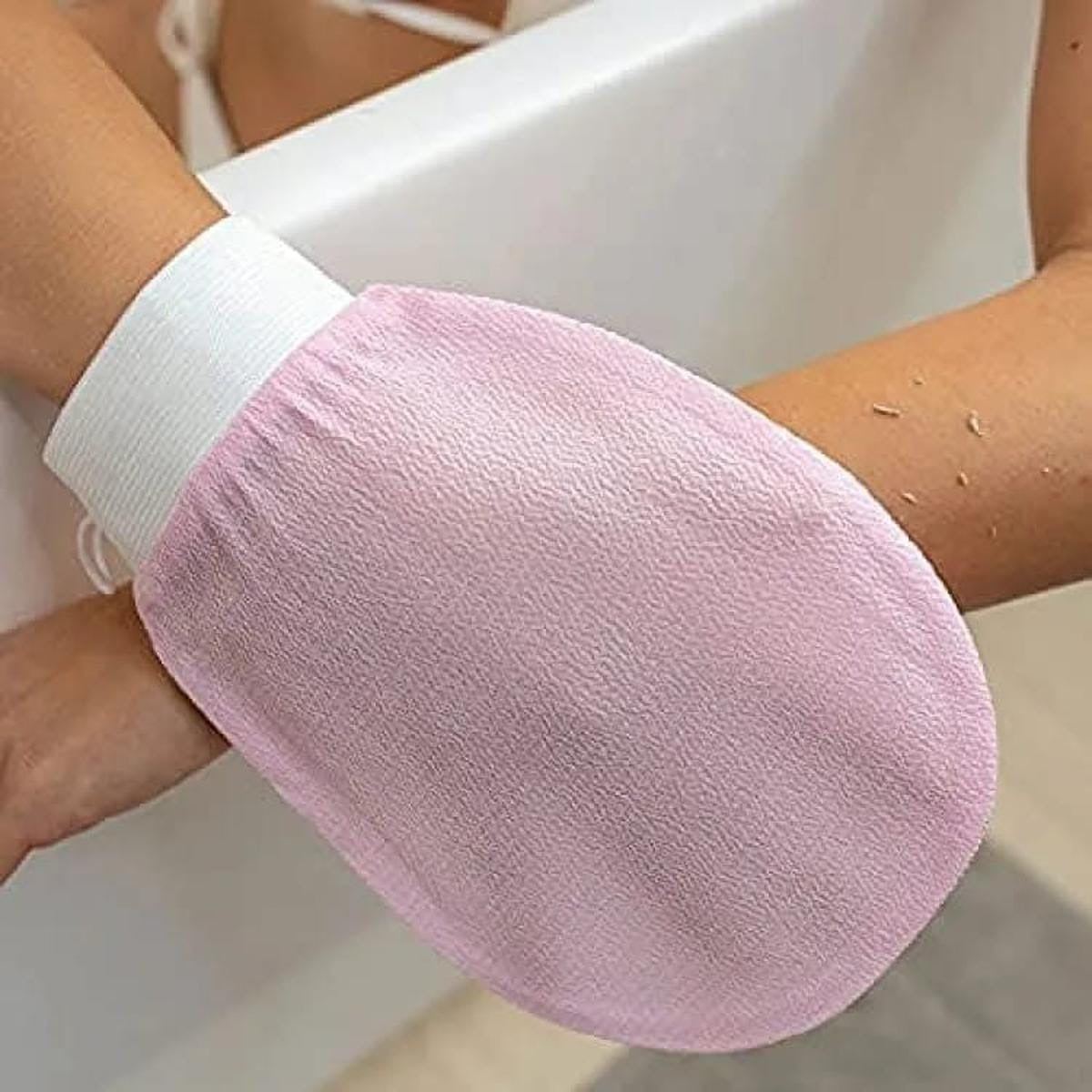 Exfoliating Body Gloves For Smooth Soft Skin Daily Bath Routine Dead Skin Removal
