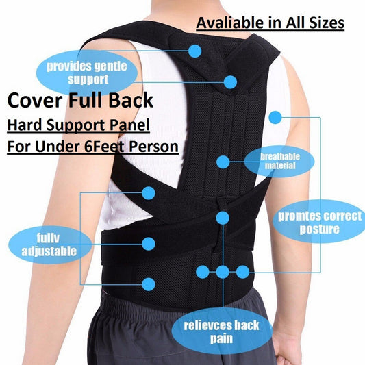 Adjustable Back Support Belt | Posture Corrector