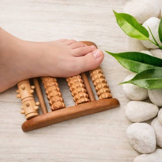 Wooden Roller Massager | Durable Natural Wood Design For Relaxation