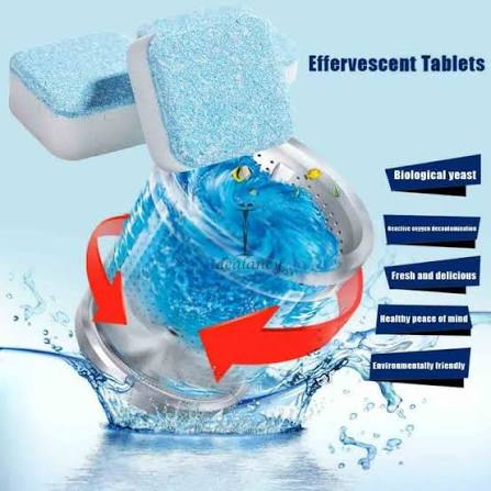 12 Pcs Washing Machine Cleaner Tablets