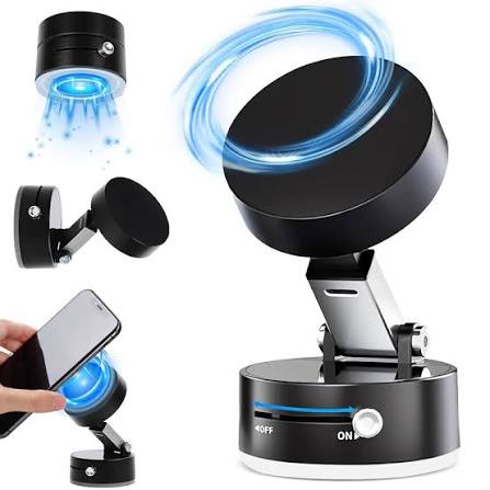 360° Rotating Magnetic Car Phone Holder – Strong Suction Dashboard Mount for All Smartphones
